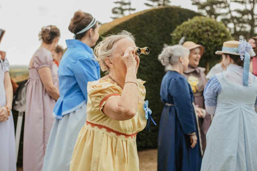 Un tournoi et une garden party chez les Bridgerton au château de la Ballue