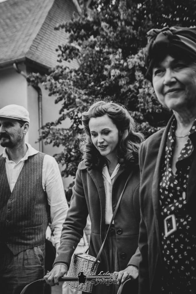 Crinolines et Cie en costume années 40 pour les 80 ans du débarquement en Normandie