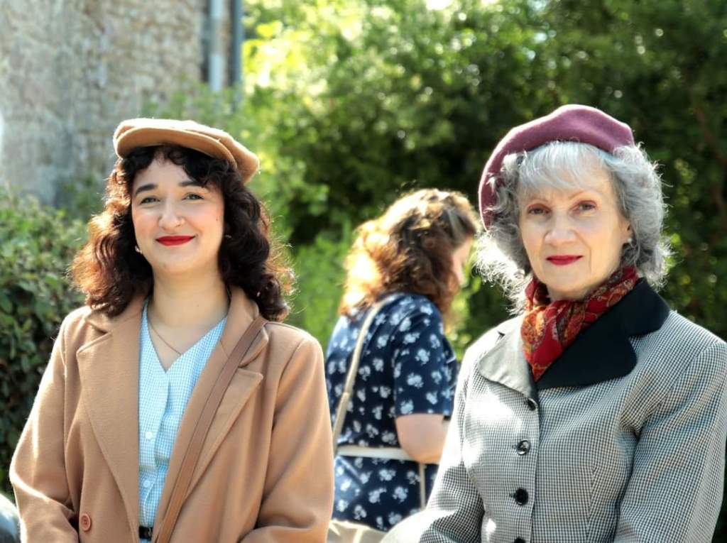 Crinolines et Cie en costume années 40 pour les 80 ans du débarquement en Normandie