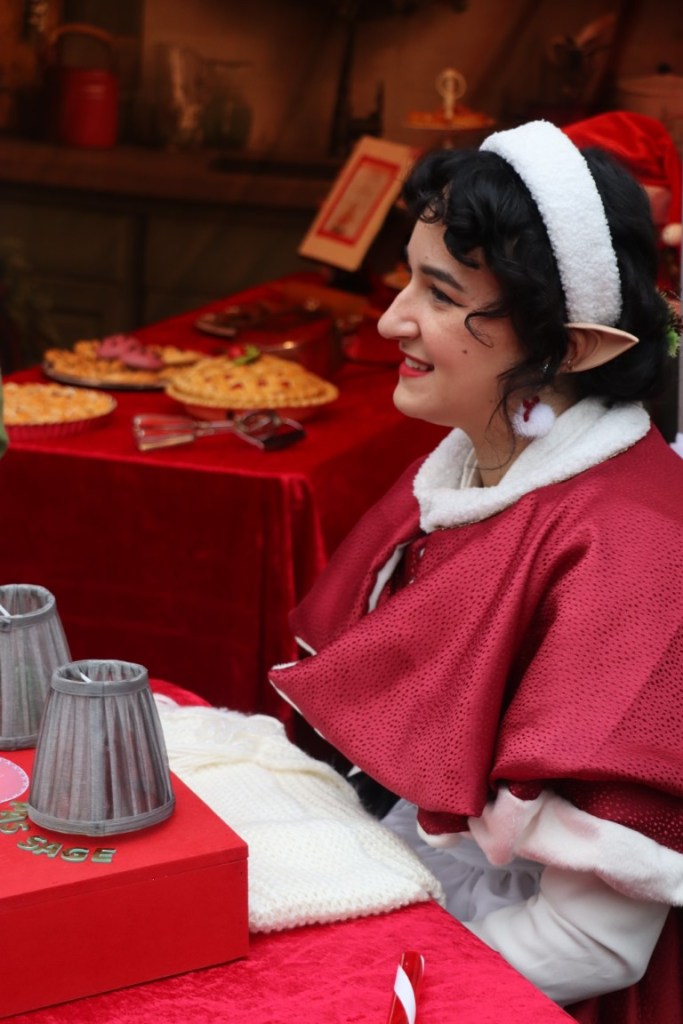 L'association Crinolines & Cie au marché de Noël de Pontivy 2024