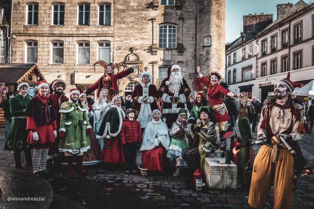 L'association Crinolines & Cie au marché de Noël de Pontivy 2024