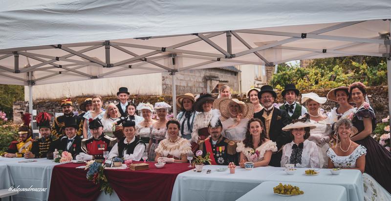 Banquet impérial et danses Second Empire à Colpo avec Crinolines & Cie