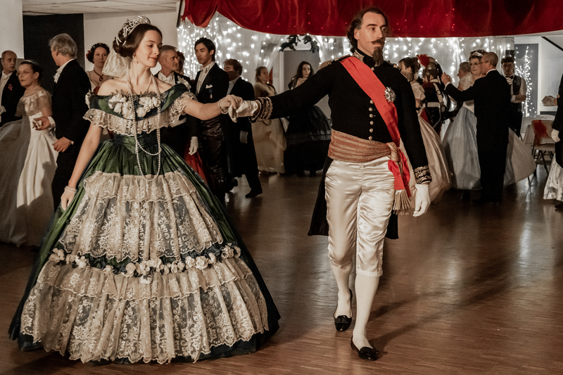 Napoléon III et l’impératrice Eugénie au bal de Noël de Napoléonville