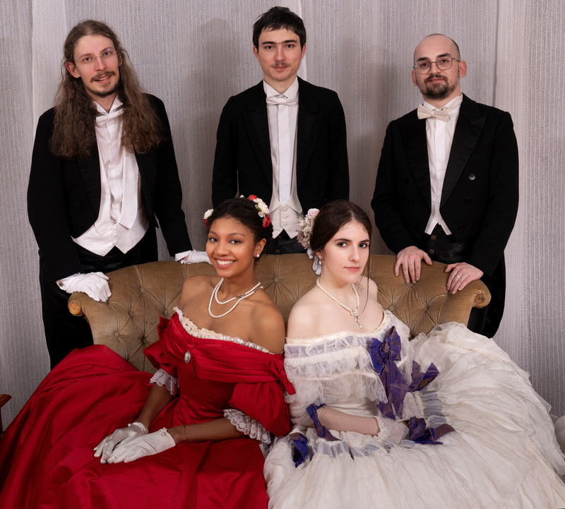 Danse historique animée par l’association Carnet de Bals lors du bal de Noël