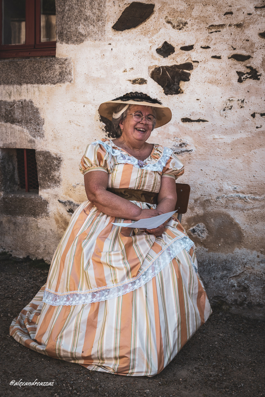 Goûter impérial en costume historique en l'honneur de l'impératrice Eugénie