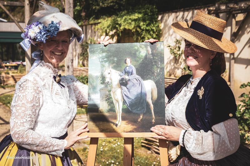 Goûter impérial en costume historique en l'honneur de l'impératrice Eugénie
