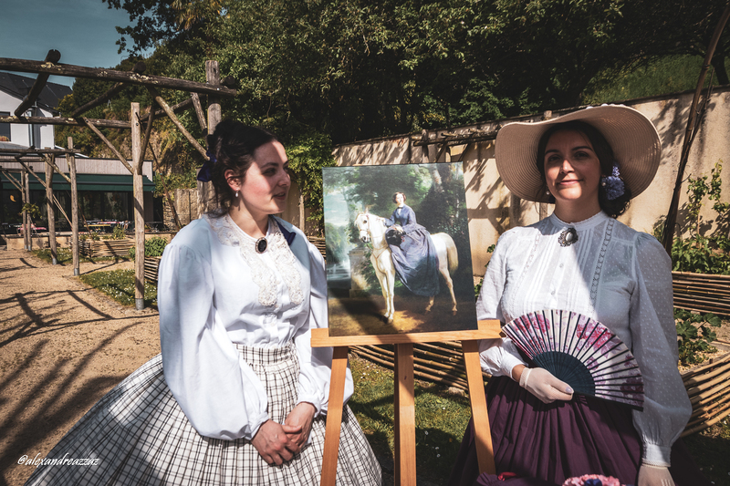 Goûter impérial en costume historique en l'honneur de l'impératrice Eugénie