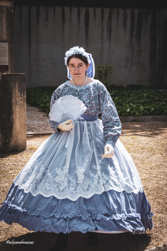 Goûter impérial en costume historique en l'honneur de l'impératrice Eugénie