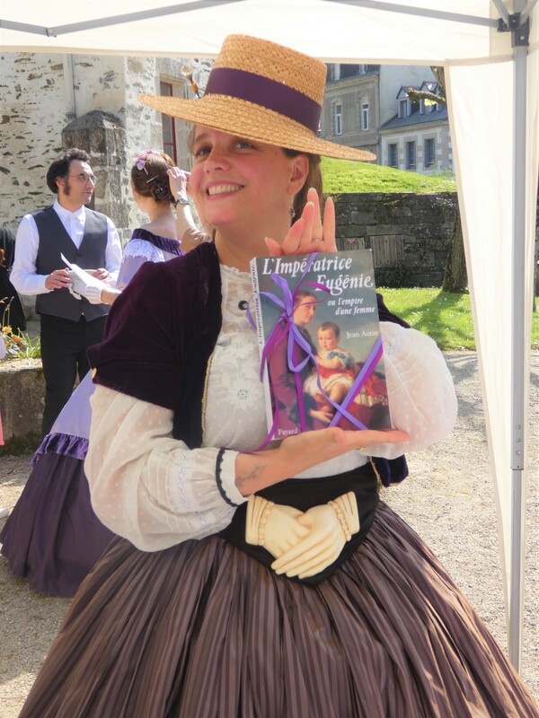 Goûter impérial en costume historique en l'honneur de l'impératrice Eugénie