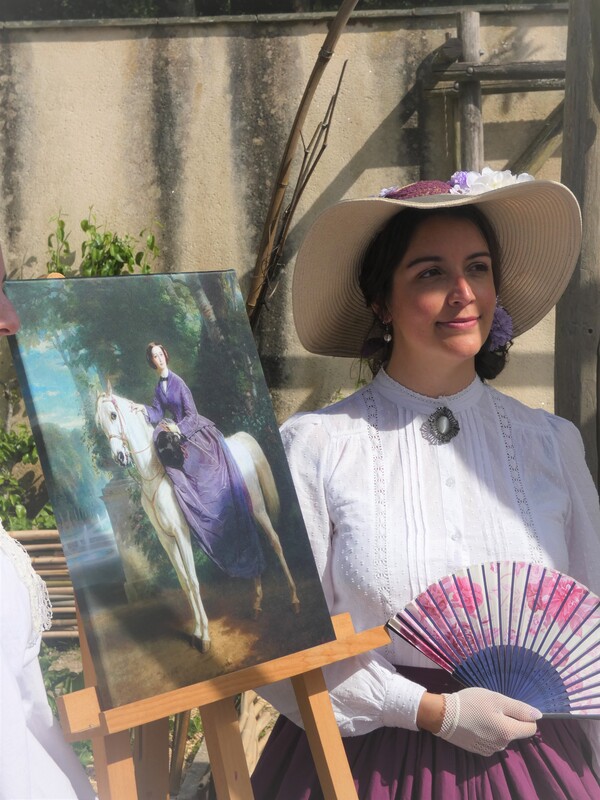 Goûter impérial en costume historique en l'honneur de l'impératrice Eugénie