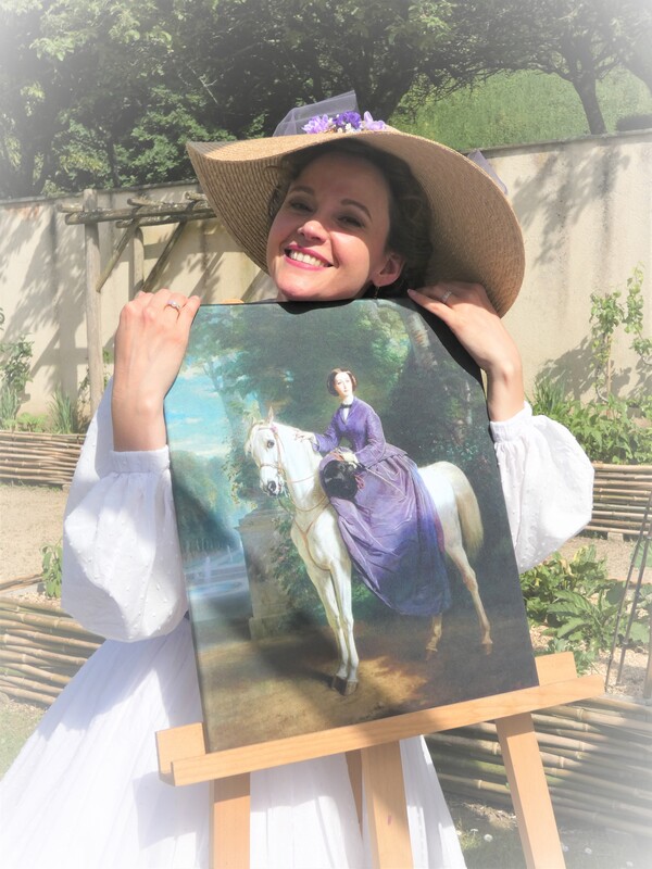 Goûter impérial en costume historique en l'honneur de l'impératrice Eugénie