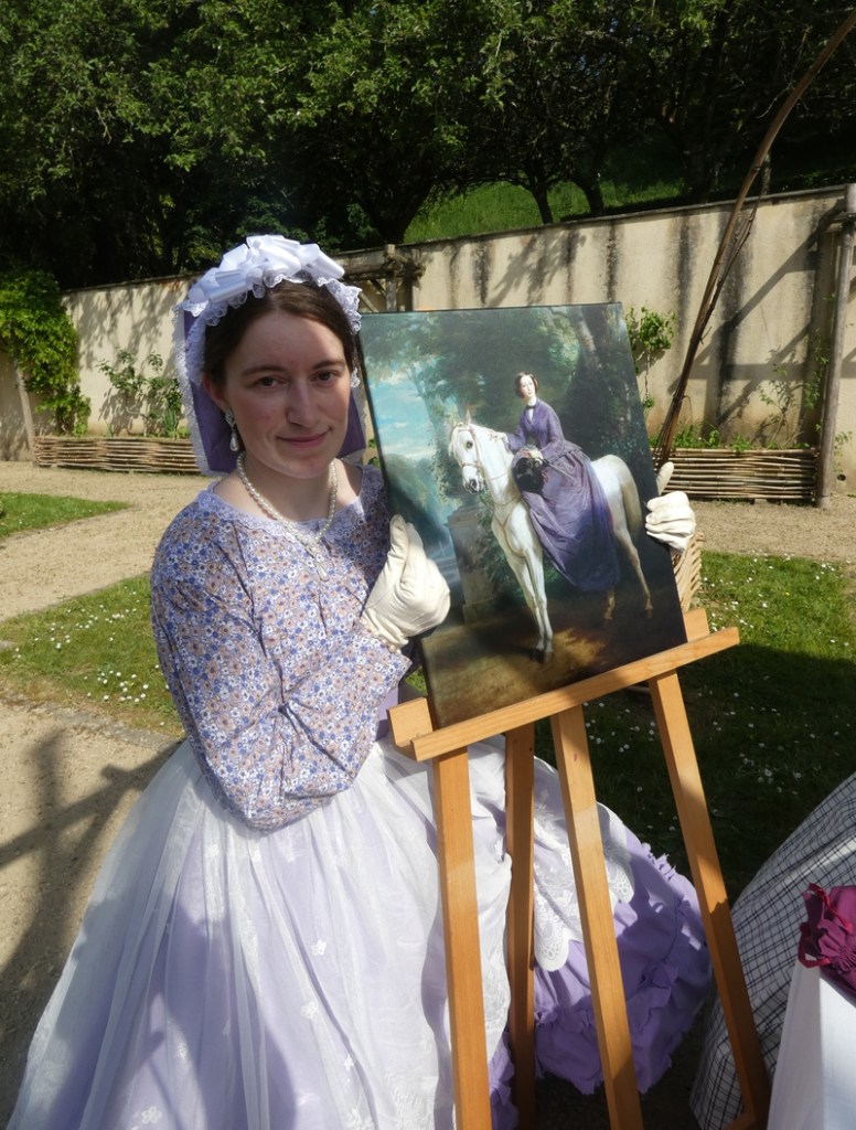 Goûter impérial en costume historique en l'honneur de l'impératrice Eugénie