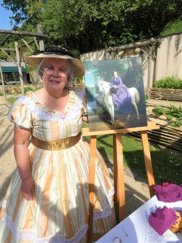 Goûter impérial en costume historique en l'honneur de l'impératrice Eugénie