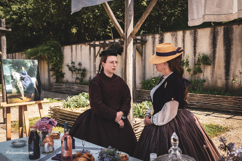 Goûter impérial en costume historique en l'honneur de l'impératrice Eugénie