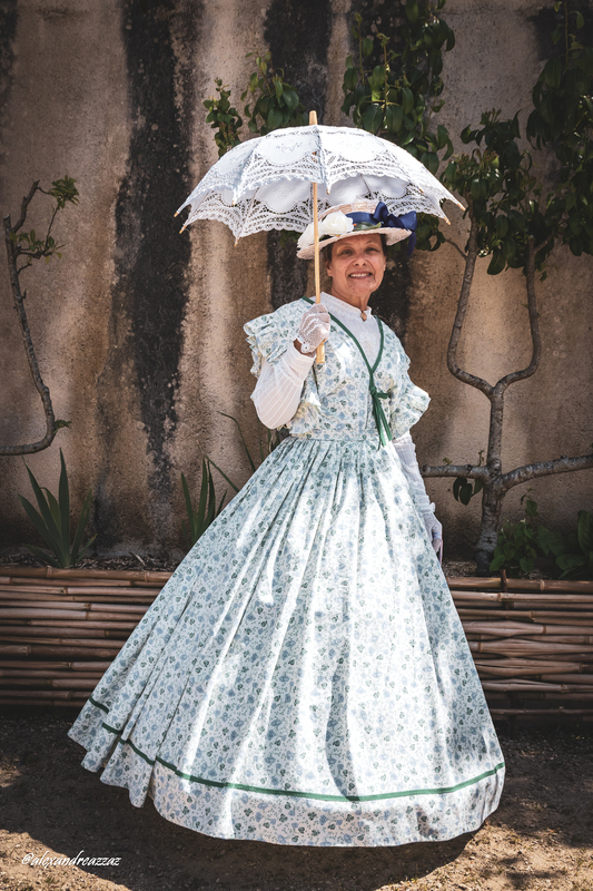 Goûter impérial en costume historique en l'honneur de l'impératrice Eugénie