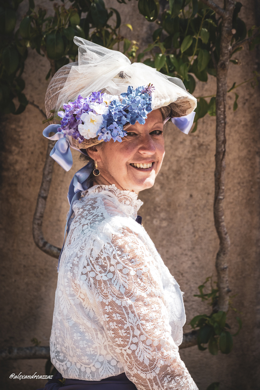 Goûter impérial en costume historique en l'honneur de l'impératrice Eugénie