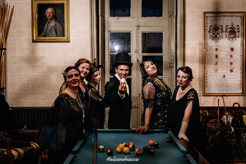 Soirée festive Gatsby pour célébrer les 15 ans de Crinolines & Cie